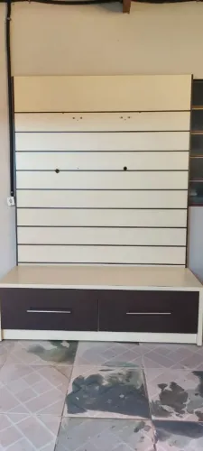 Kit Escritório Rack + Painel Canaletado