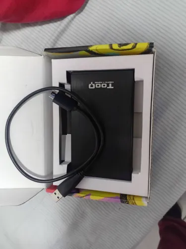Case para hd com cabo USB