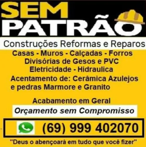 SEM PARÂO - Construçoes Reformas e Reparos