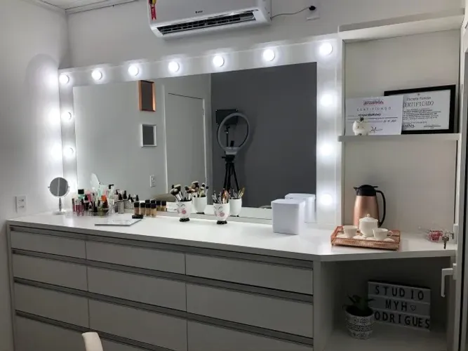 bancada para maquiadora profissional 