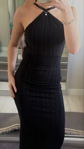 Vestido longo preto 