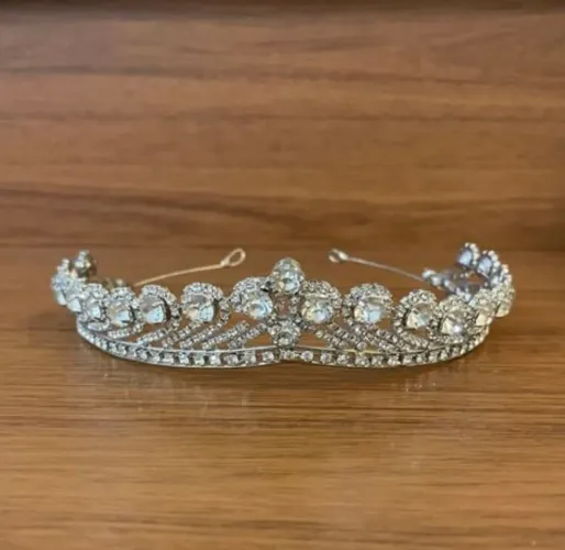tiara noiva/debutante em zircônia