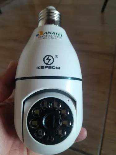 Lampda wifi de segurança  marca kapbom  nova na caixa  valor  70 reias