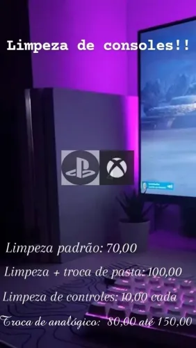 Manutenção preventiva de consoles!