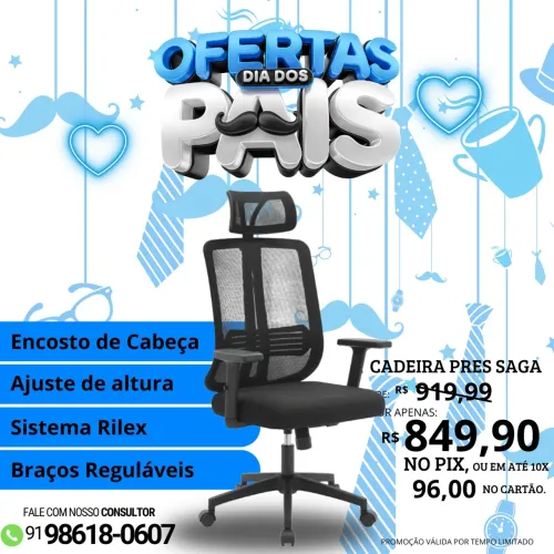 Cadeira presidente saga