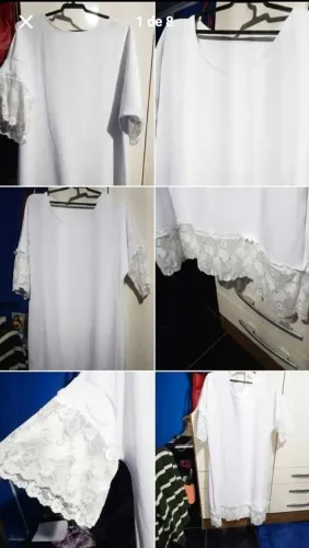 Vestido feminino com renda