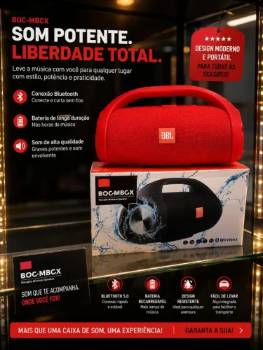 caixa de som JBL BOGMBGX