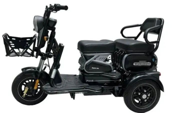 VENDO TRICICLO ELETRICO 2 LUGARES SEMI NOVO ANO 2026 1000W CARREGADOR BIVOLT SUPORTA 250 K