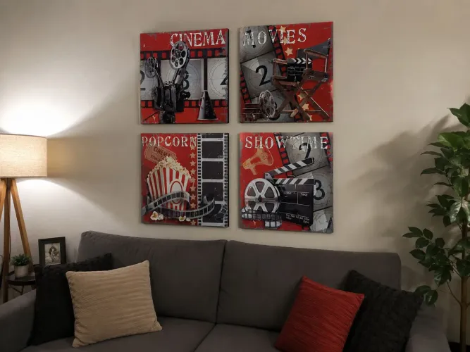 Quadros decorativos cinema