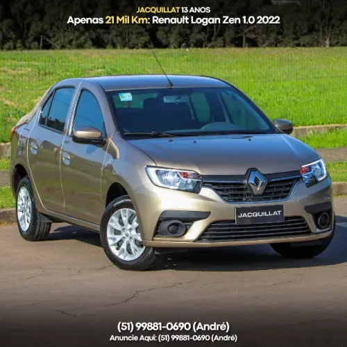 Renault Logan Zen Flex 1.0 12V 4P Mec. 2022