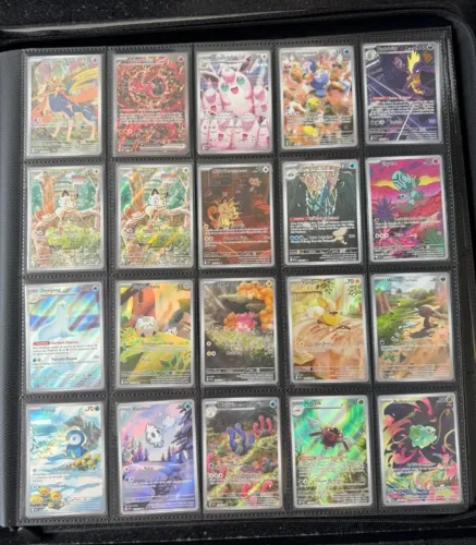 Coleção Pokémon TCG com mais de 150 cartas EX, Full Art, Arte Especiais