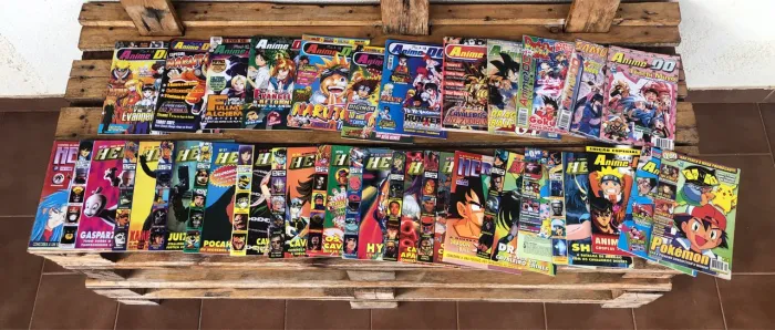 Lote de Revistas Anime Do, Comix, Recreio, Herói Gold.