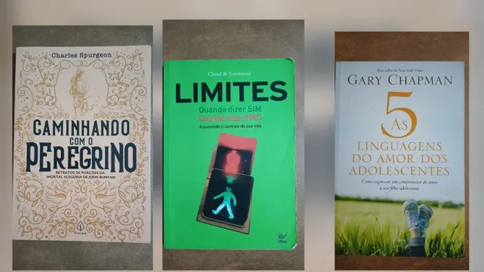 3 livros por R$30: Limites, 5 linguagens do amor p/ adolescentes, Caminhando com Peregrino