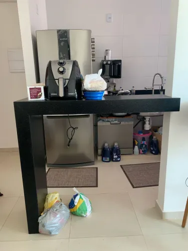 Bancada de pedra escovada