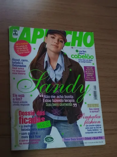REVISTA CAPRICHO SANDY EDIÇÃO 942, 13/06/2004