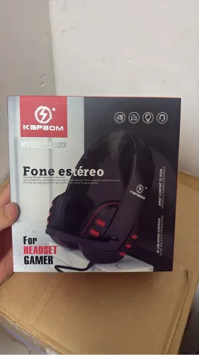 Headset Gamer com fio - Novo na caixa!!