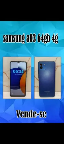 Celular A03 64gb 4g bem conservado 