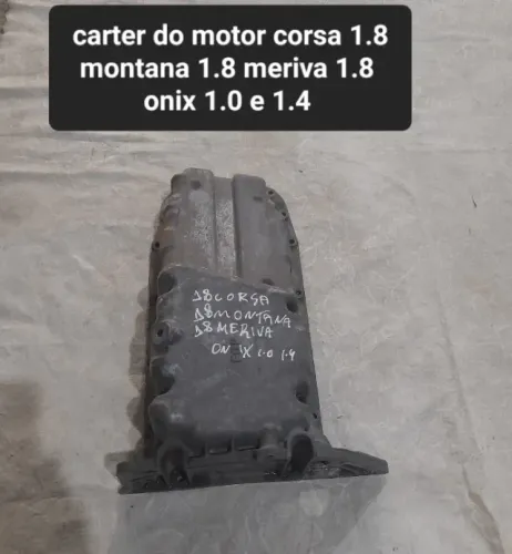 Carter do motor para o Corsa 1.8 Montana 1.8 Meriva 1.8 onix 1.0 e 1.4