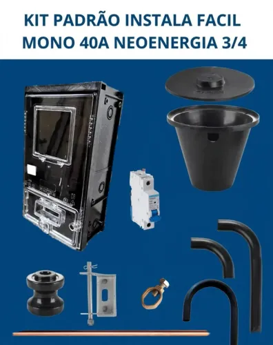 Kit Caixa de luz monofásico