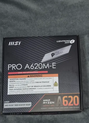 PLACA MÃE A620M-E MSI AM5 - NOVA