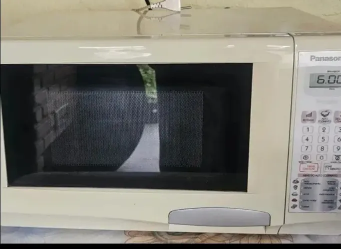 Micro-ondas panasonic 22 litros aceito cartão 