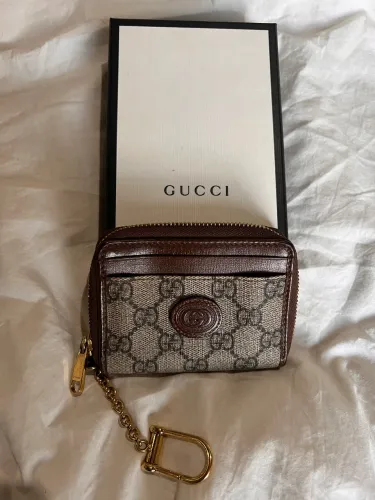 Carteira/Porta Moedas Gucci GG Supreme Retro Monograma