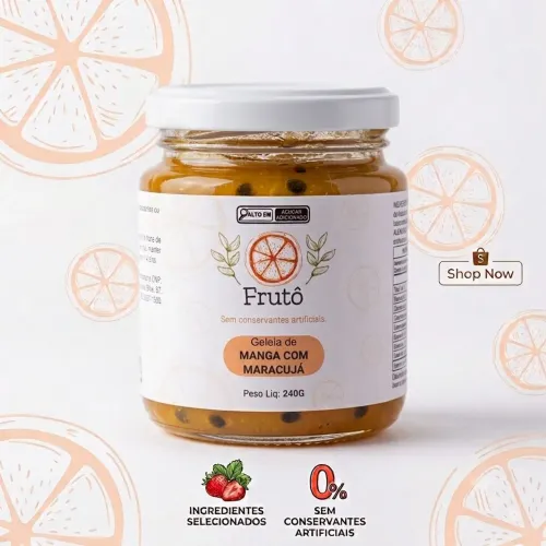 Geleia de Fruta Artesanal 240g