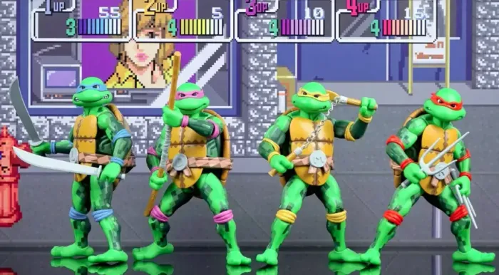 Tartarugas Ninjas Tmnt Original Neca Arcade Sdcc 2016