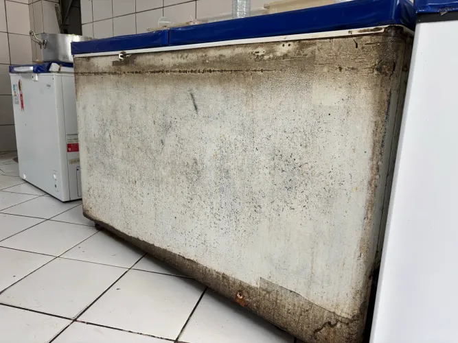 Freezer usada de duas portas