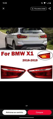 Lanterna traseira tampa direita BMW X1 F48 2016 2017 2018 2019