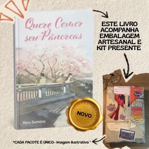 Livro presente | Quero comer seu pâncreas (livro novo)