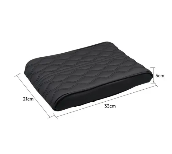 Almofada de couro para apoio de braço de carro, console central, almofada de proteção