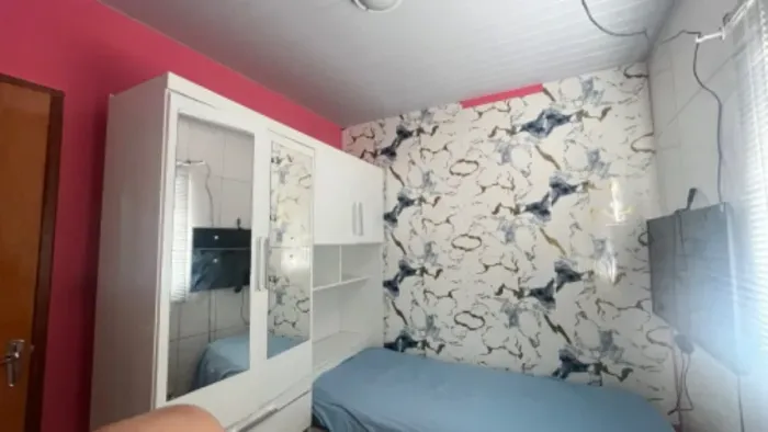 Guarda roupa com cama de solteiro