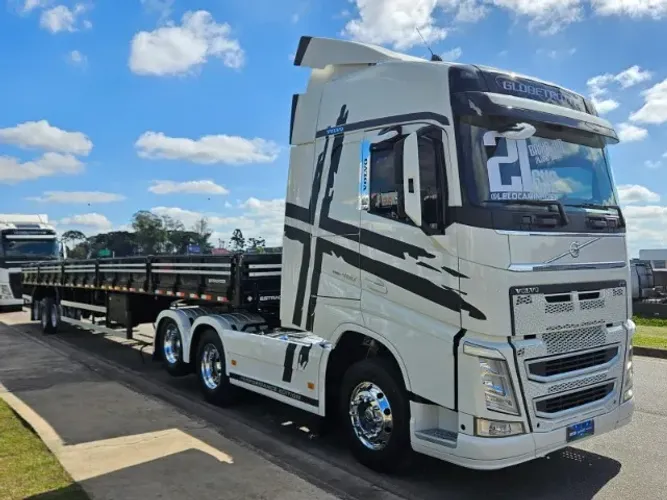 Volvo Fh 460 6x2Globetrotter Ano 21 Plano Ouro de Manutenção + Grade Baixa Estrada 0km