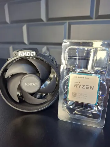 Processador AMD Ryzen 5 4600G + Cooler Original - AM4