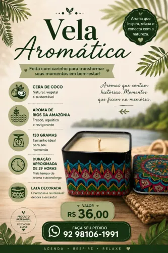 vela aromática