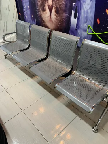 Cadeira de recepção, escritório, sala de espera 4 lugares
