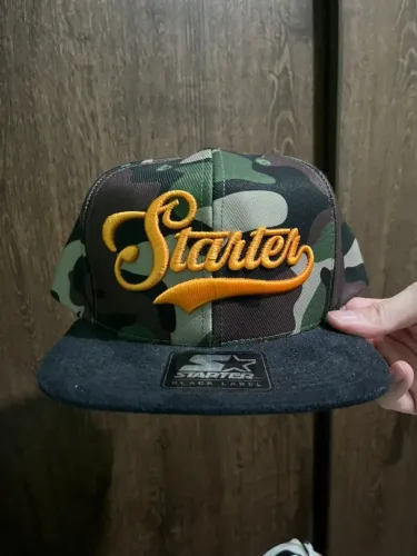 Boné Starter Aba Reta Snapback Black Label Camuflado