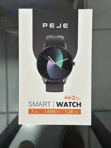 Relógio Inteligente PEJE Bateria 7 Dias Android e iOS + 2 Pulseiras
