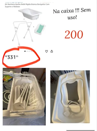 Banheira Burigotto Nova