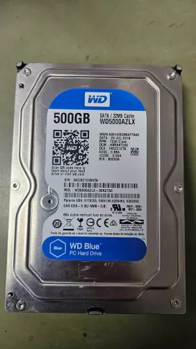 Lote 10 HD 500GB WD Blue PC Hard drive
