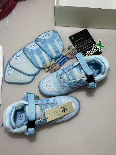 Bad Bunny x adidas Forum Buckle Low - Blue Tint