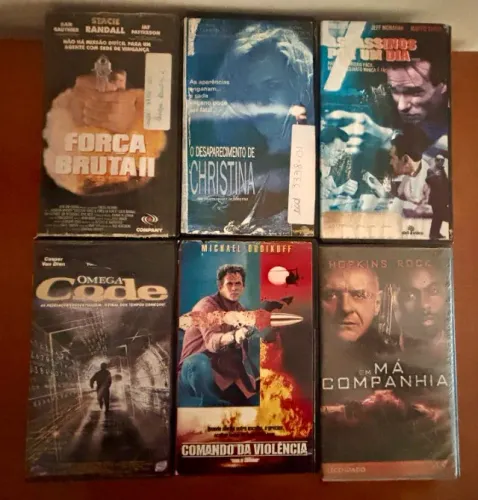 Filmes Originais em VHS (lote 10 fitas) - Leia o Anúncio