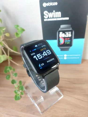 zeblaze swim relogio smartwatch com gps - pronta entrega