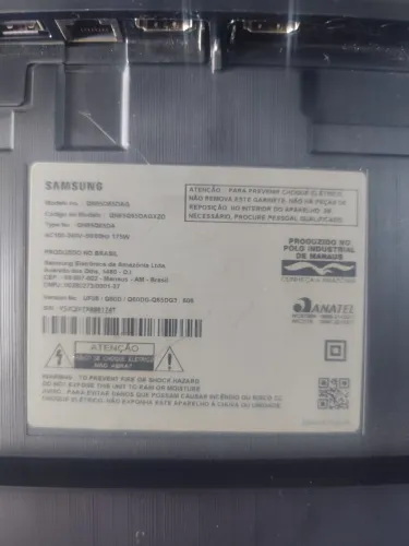 Tv Samsung 65 tela quebrada