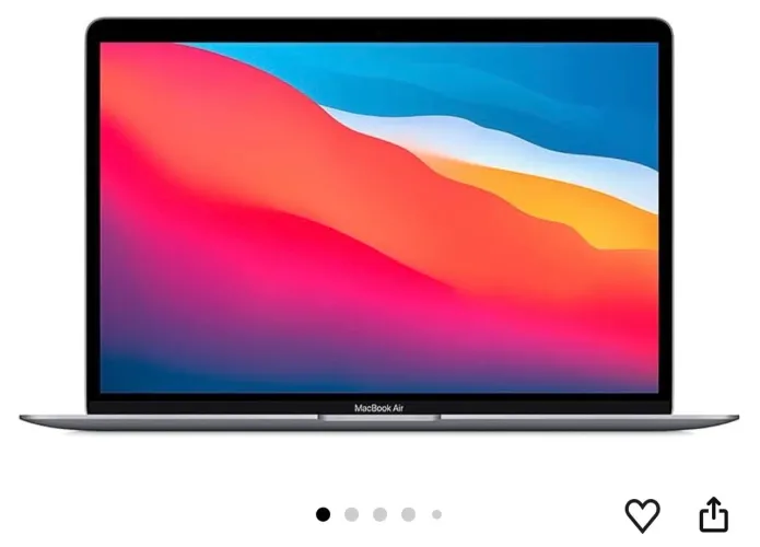 Vendo Apple notebook MacBook Air (de 13 polegadas, Processador M1 da Apple com CPU 8?core