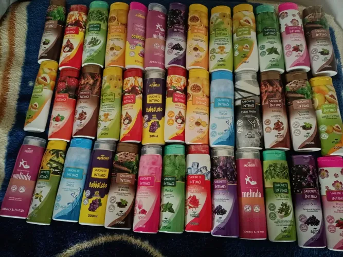 Kit com 39 sabonetes Íntimos 