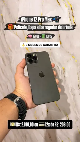 iPhone 12 Pro Max (GARANTIA DE 3 MESES)