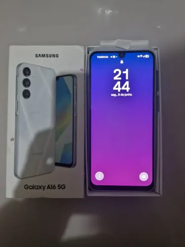 Vendo Samsung A16 5g completo novo com nota fiscal