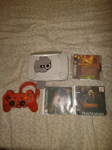 PS1 completo funcionando perfeitamente.